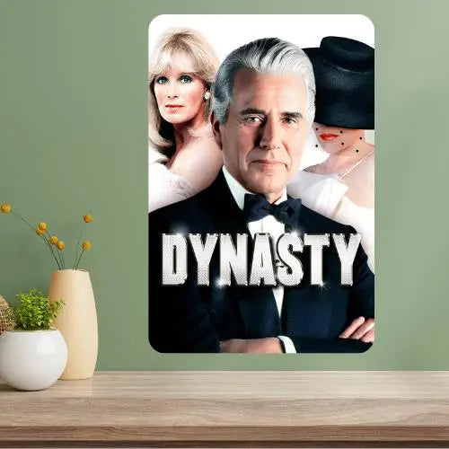 Dynasty TV Show Metal Poster Sign – Retro Aluminum Wall Art