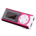 Portable Mini MP3 Player LCD Screen Metal Clip TF Card Slot