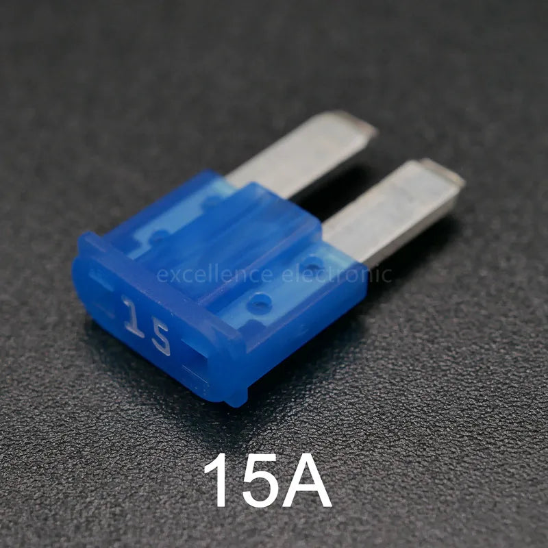 100 50 Mini M2 Car Fuse Long Foot Insert 5Amp 7 10Amp 15A 20A 25A 30A