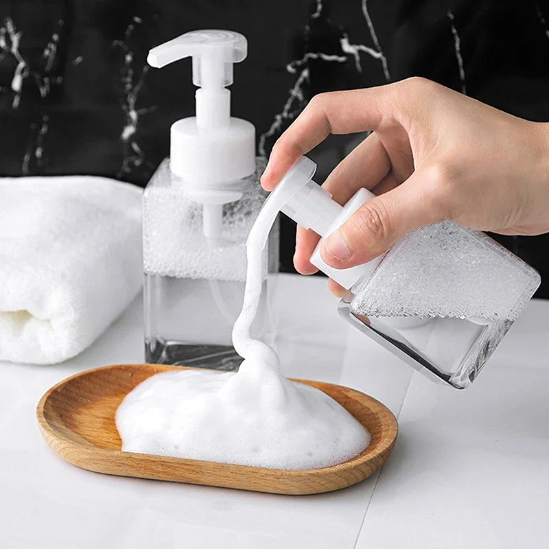 250 Transparent Large Foam Dispenser Plastic Pump Bottles Mini Empty