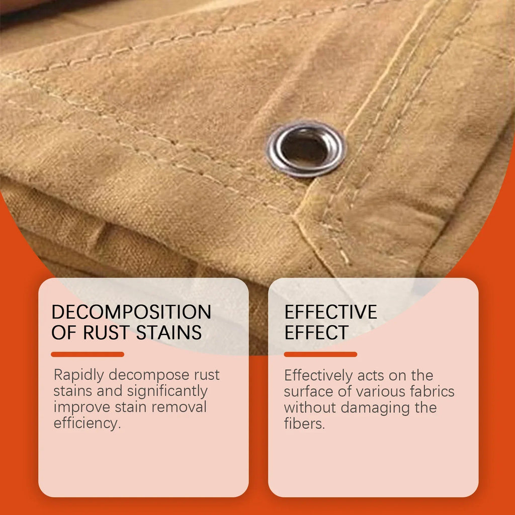 Fabric Rust Remover Liquid – Gentle Stain Remover for Clothes