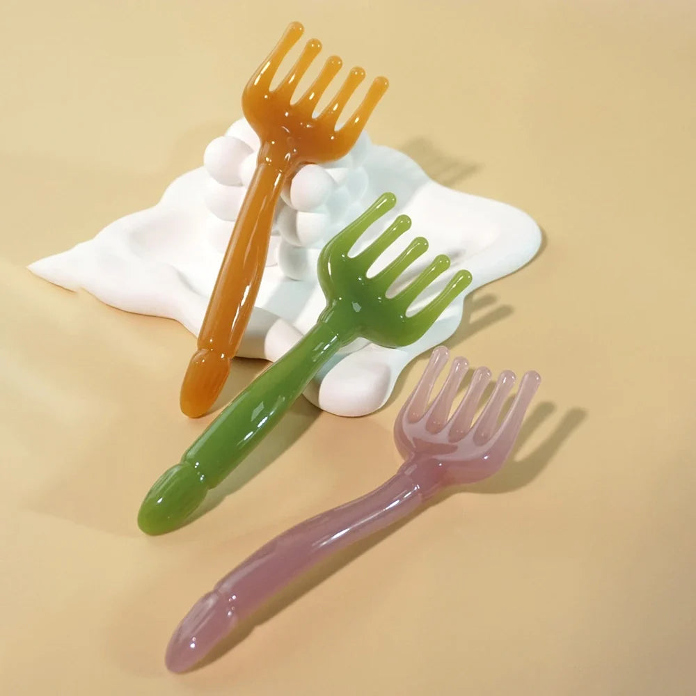 5-Finger Scalp Massager Comb for Relaxation & Hair Growth