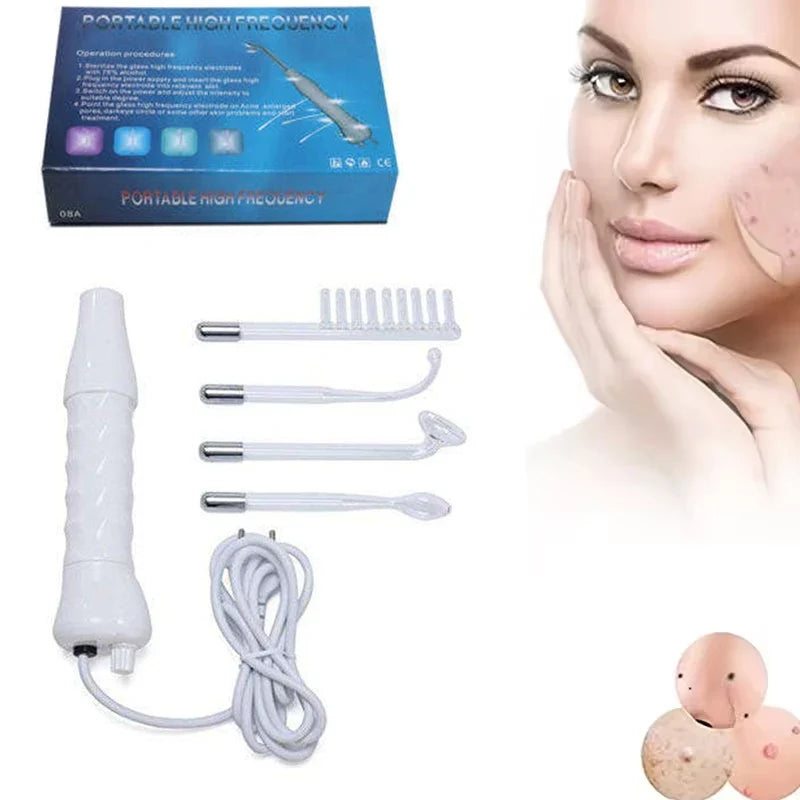 4-in-1 High Frequency Facial Wand | Skin Tightening Device