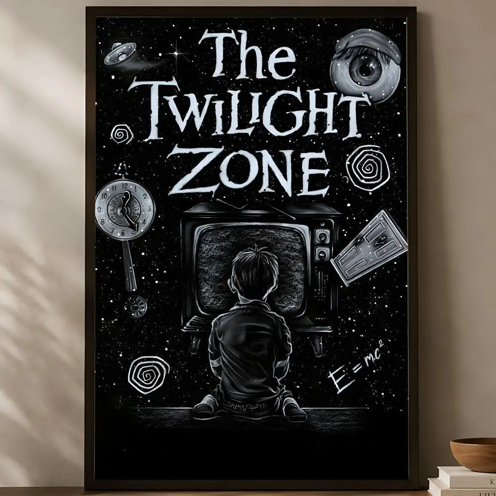 Twilight Zone Wall Art Poster – Self-Stick HD Waterproof Decor