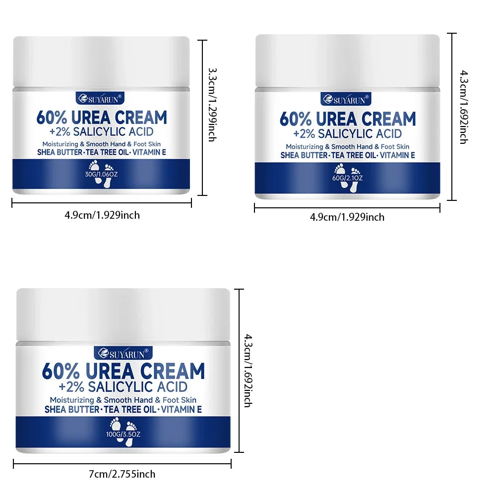 SUYARUN 60% Urea Foot Cream – Cracked Heels & Dry Skin