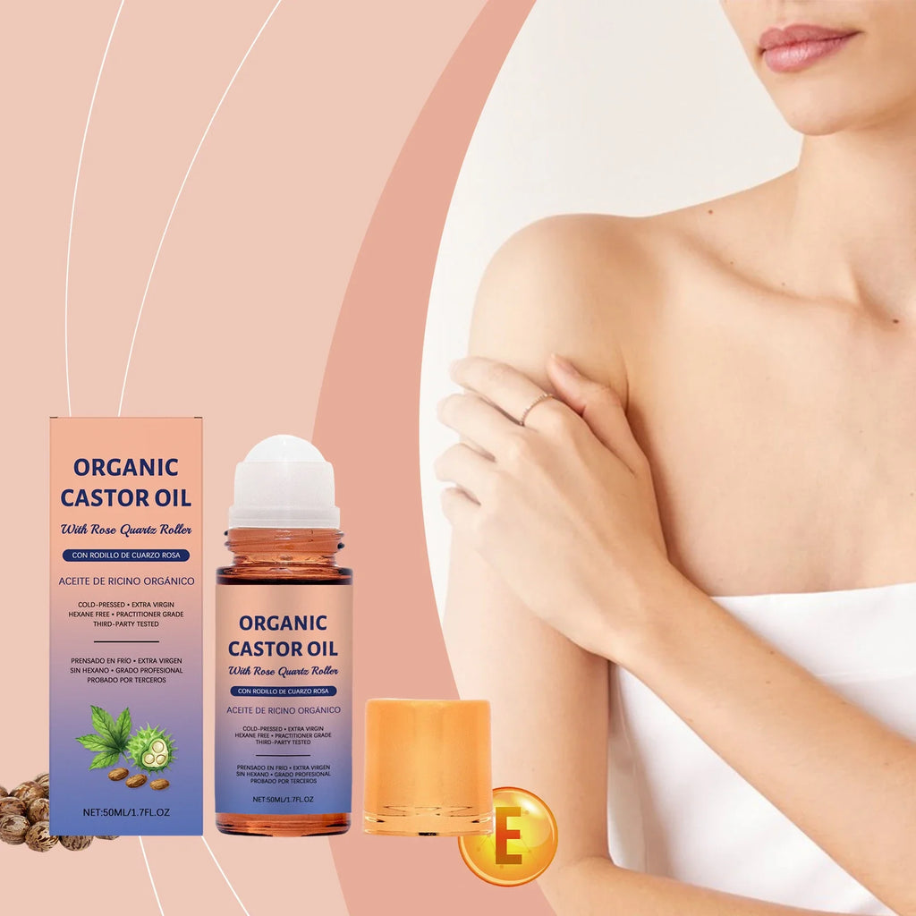 Castor Oil Soothing Essence Ball – Deep Hydration Serum 50ml