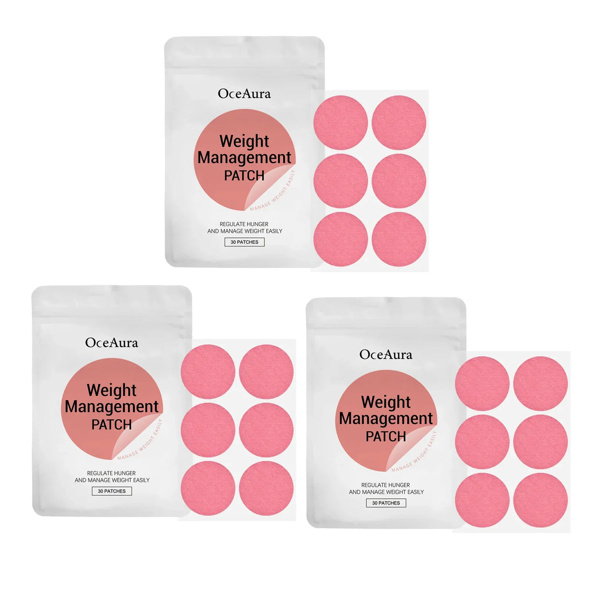 OceAura Body Care Patches – Metabolism & Appetite Support 30pk