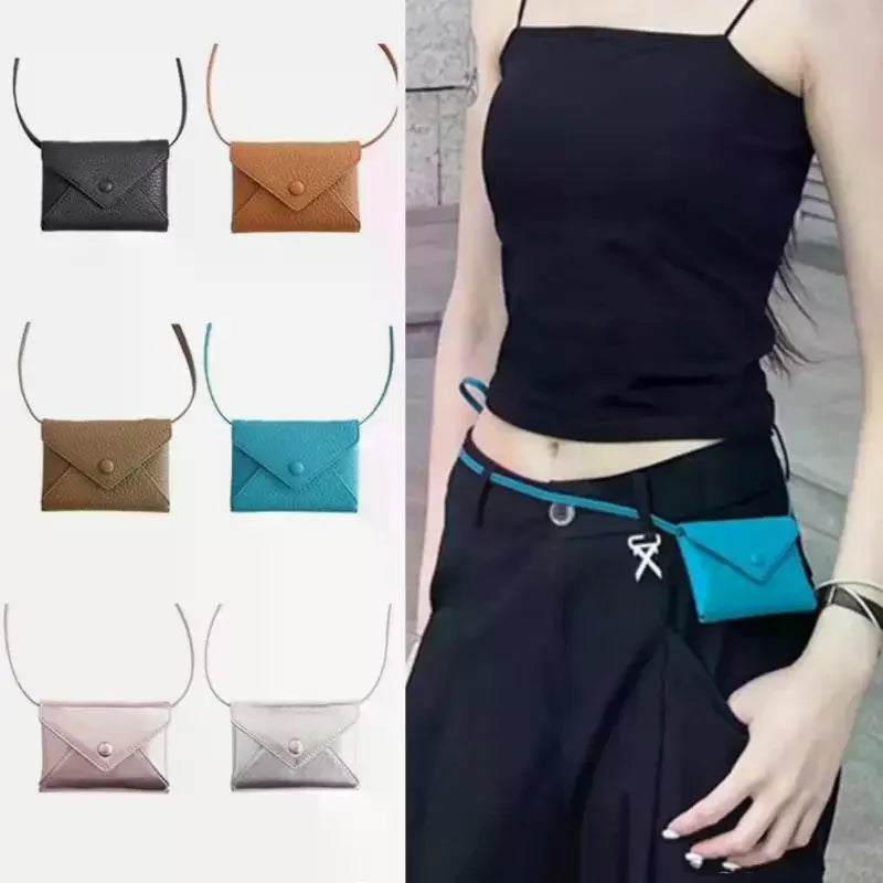 Mini PU Leather Crossbody Bag – Coin Purse & Card Holder