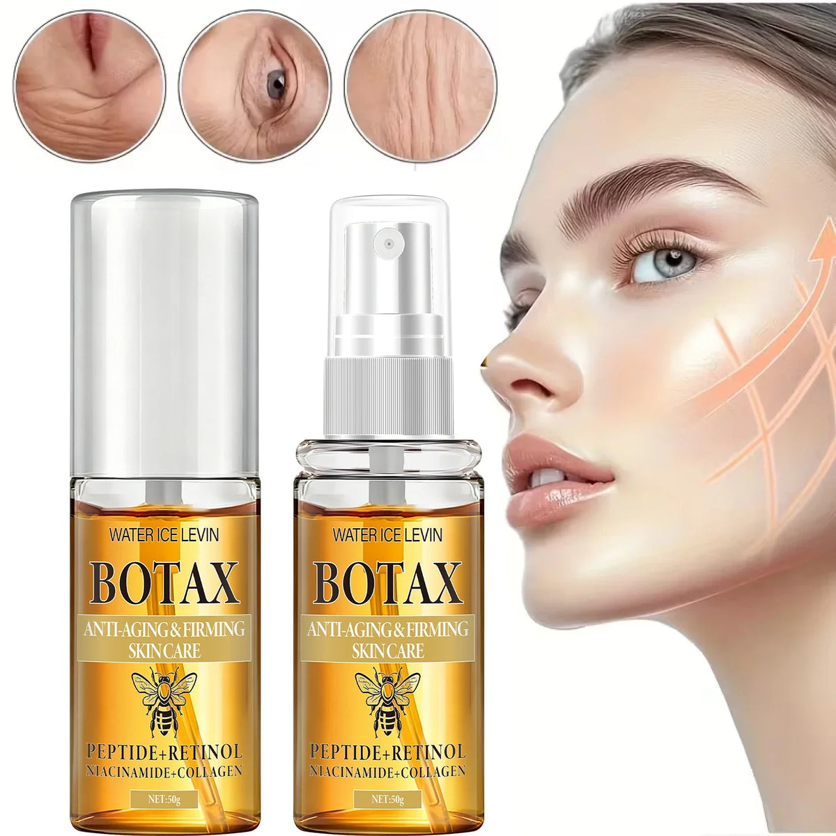 Anti-Aging Face Lift Serum | Peptide, Retinol & Collagen