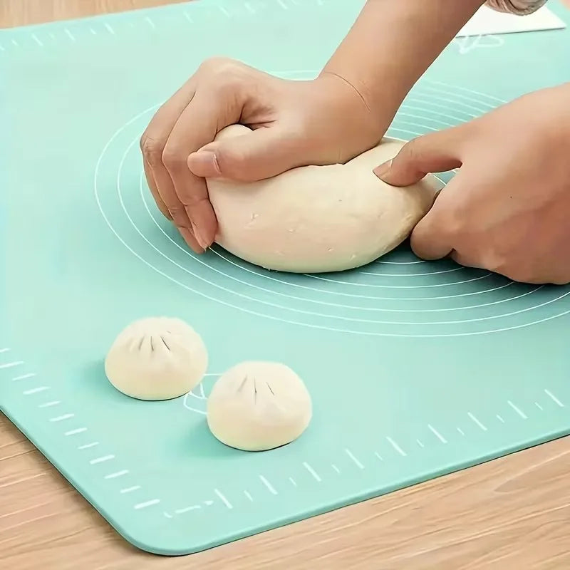 Large Non-Slip Silicone Baking Mat – Food Safe Kneading Pad