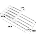 Stainless Steel Folding Pants Hanger | Multi-Layer Closet Organizer