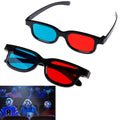 Red & Blue Anaglyph 3D Glasses for Movies, Games & Comics