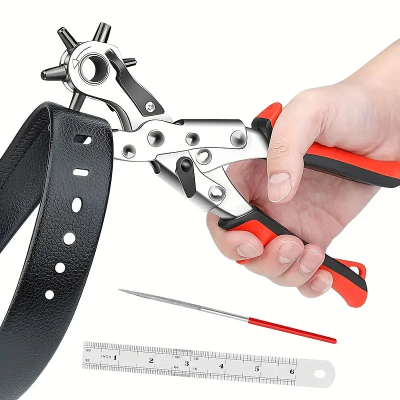 Carbon Steel Leather Hole Punch – Belt & Craft Punching Tool