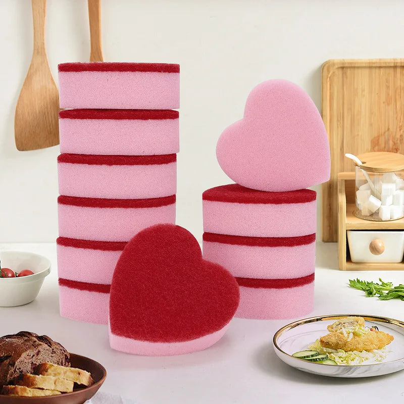 Non-Scratch Dual-Sided Dish Sponges | 5 or 12 Pack Kitchen Set