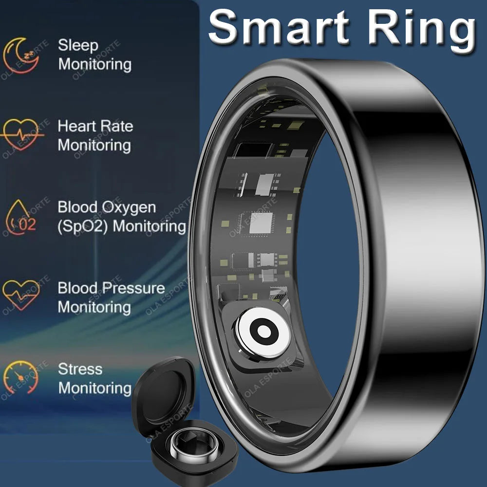 2025 Smart Ring Blood Pressure Heart Rate Sleep Monitoring Smartring