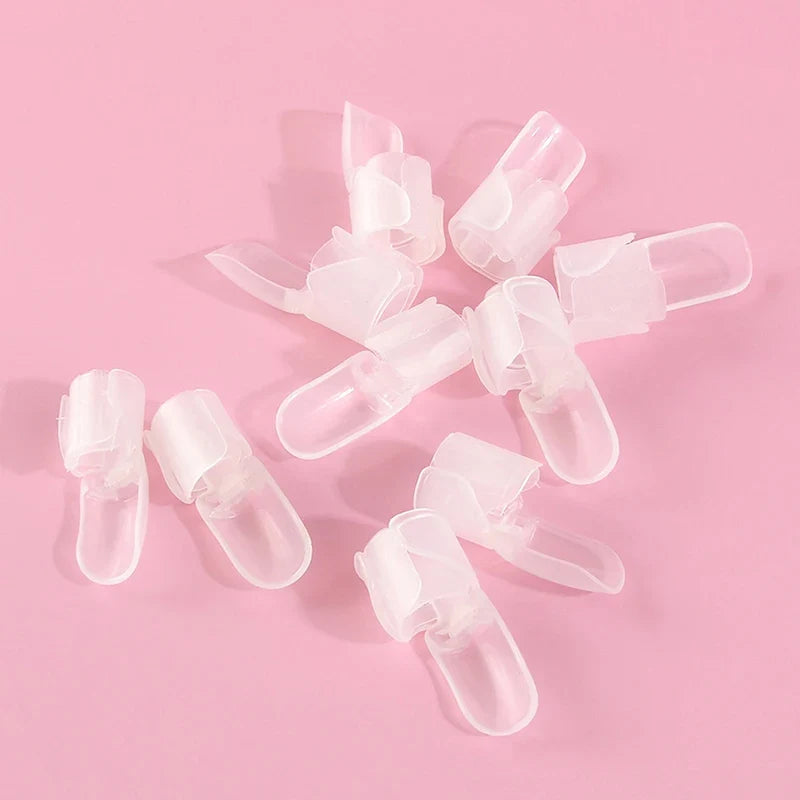 10-Piece Nail Polish Protector Clips | DIY Manicure Tool Set