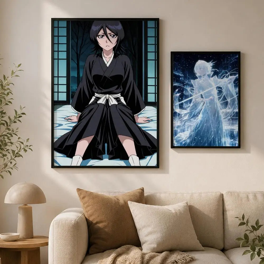 Rukia Kuchiki Anime Wall Poster | HD Self-Adhesive Decor