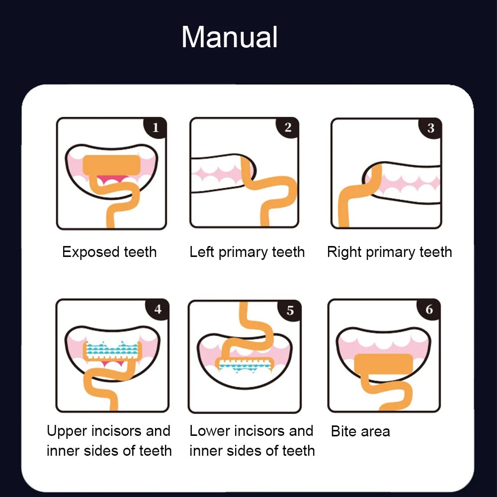 S-Shape Vertical Toothbrush Soft Bristle Adults 4 Pack