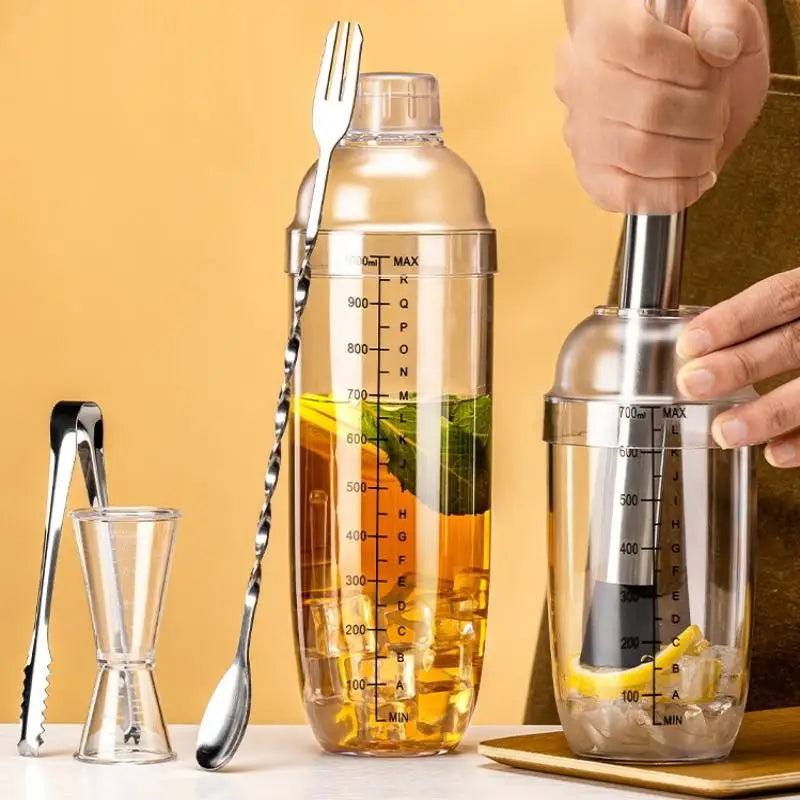Cocktail Shaker & Jigger Set 3/5/7 Pcs – Home Bar Kit
