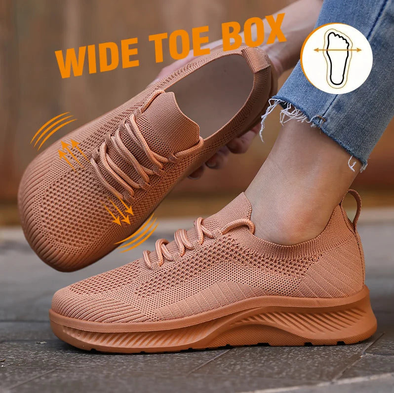 DQTBE Barefoot Wide Toe Box Slip-On Mesh Shoes Men & Women
