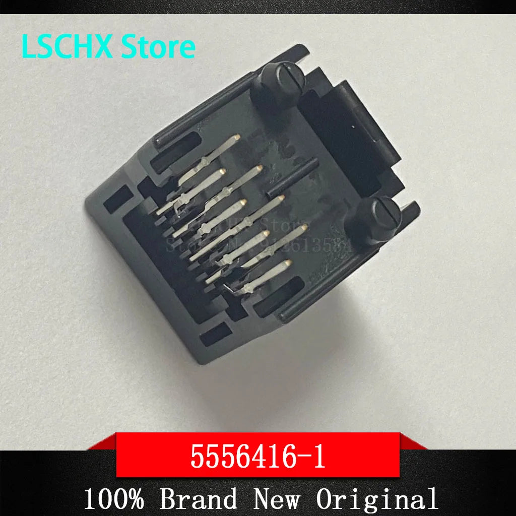 10-Pack RJ45 8P 180° Unshielded Ethernet Connectors | 5556416-1