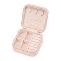 Portable Jewelry Storage Box Home Travel Mini Ring Earring Necklace