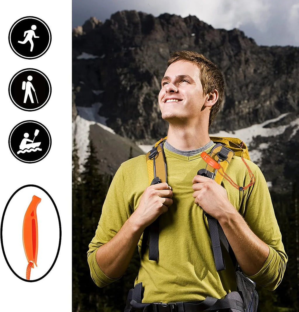 Emergency Whistles Lanyard Safety Kayak Life Jackets Lifeboats