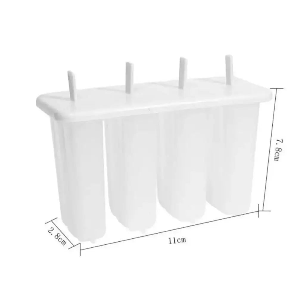 4-Cavity Reusable Popsicle Molds | DIY Homemade Ice Cream