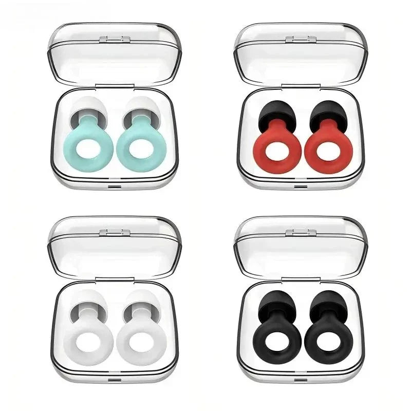 Silicone Noise-Reducing Earplugs – Sleep, Swimming & Surfing