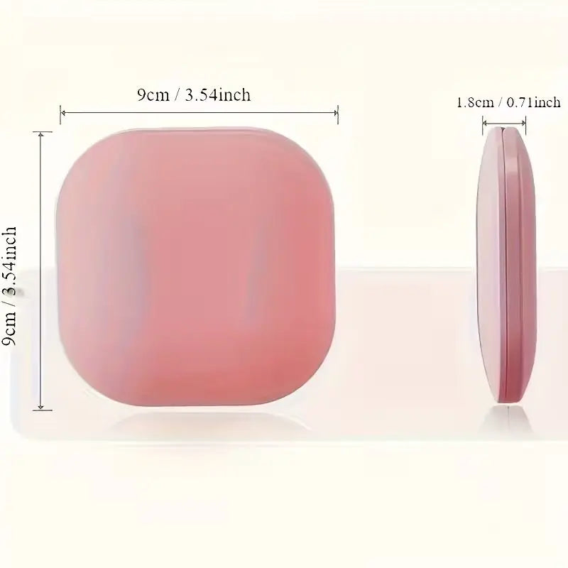 LED Makeup Mirror – 5X Magnifying, Foldable, USB Powered