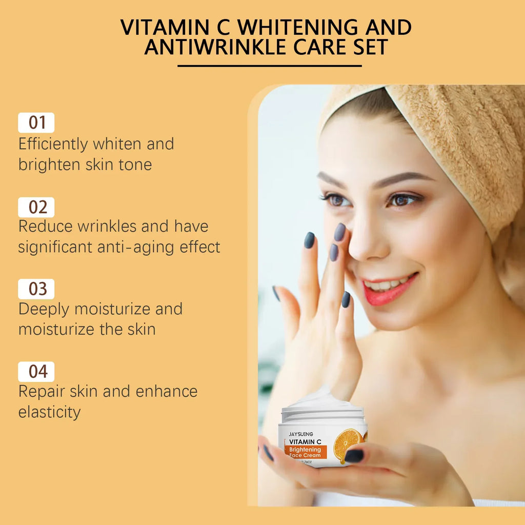 Vitamin C Skincare Set – Serum, Cleanser, Toner & Eye Cream