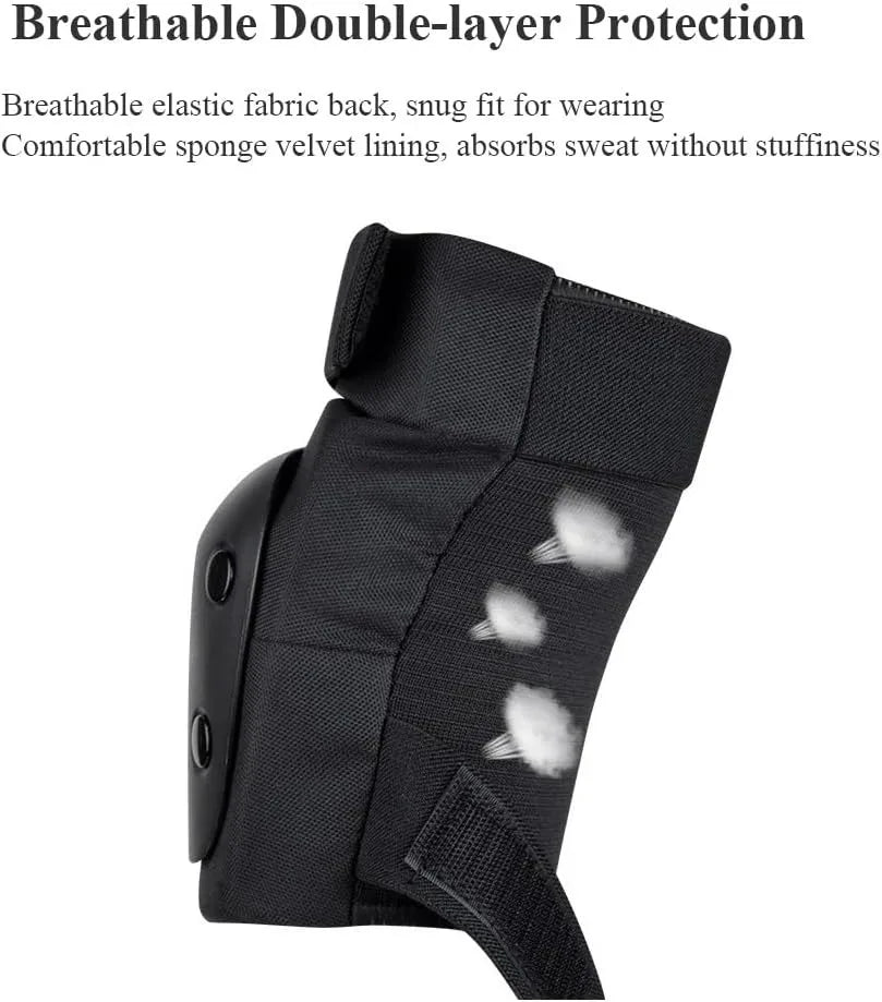 6-in-1 Knee Elbow Wrist Protective Gear Set – Adults & Youth
