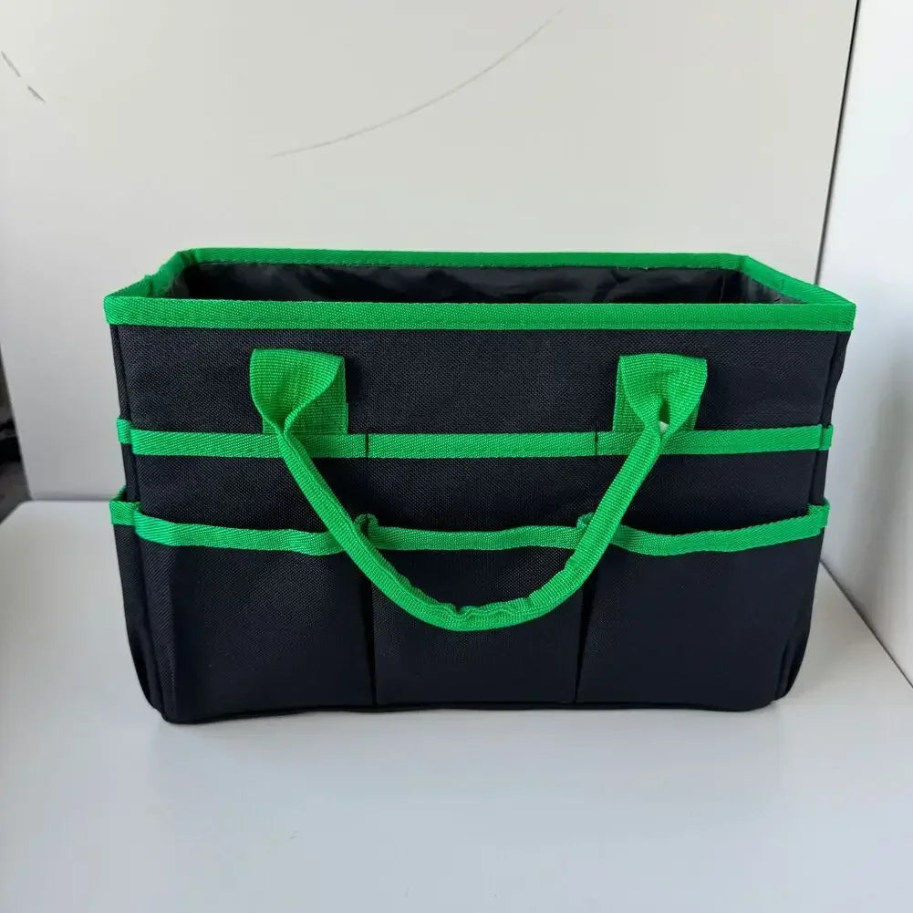 Heavy Duty Wide Mouth Tool Bag – Multi-Pocket Oxford Tote