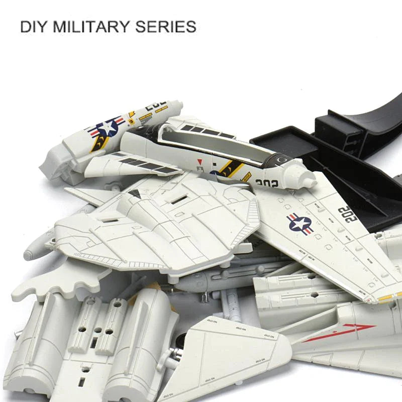 1:72 Scale F-14 Tomcat Fighter Jet Model – 10.24" ABS Kit