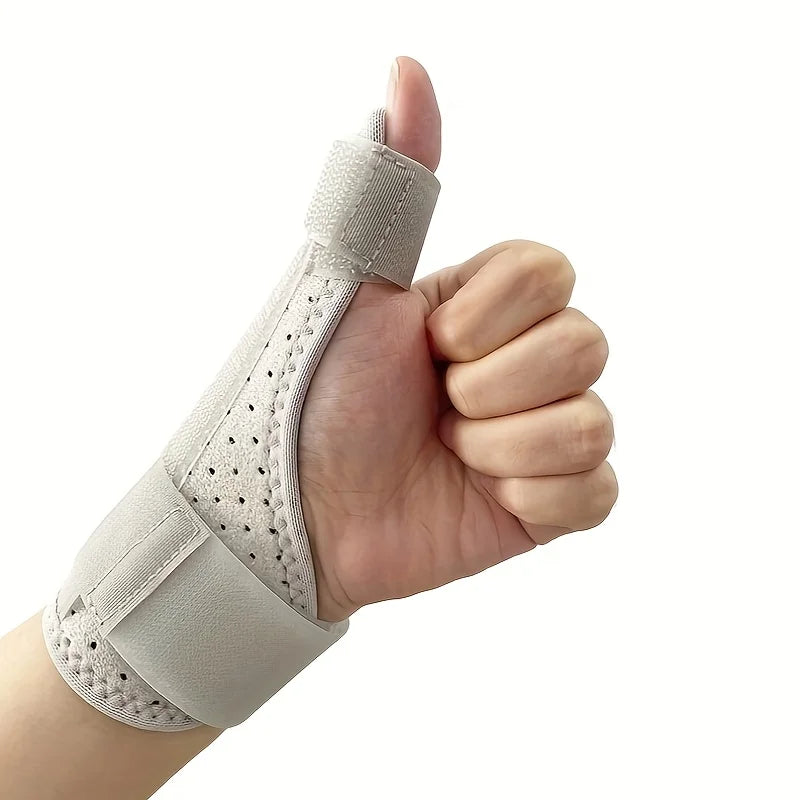 Adjustable Thumb & Wrist Brace | Aluminum Plate, Fits Both Hands