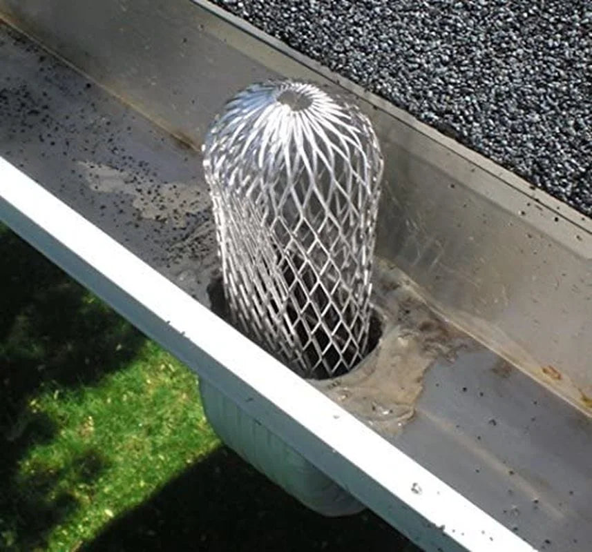 4-Pack Aluminum Mesh Gutter Guards – Leaf & Debris Filters