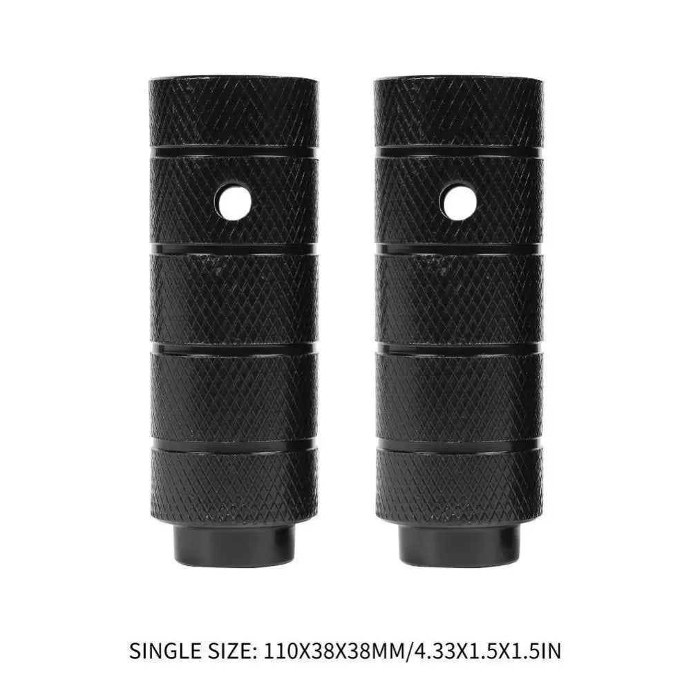 Anti-Skid Aluminum Bike Axle Pegs – 1 Pair Rear Footrest