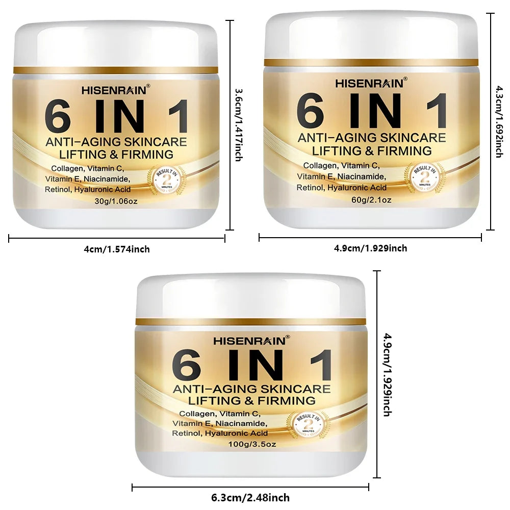 HISENRAIN 6-in-1 Collagen Anti-Aging Firming Face Cream
