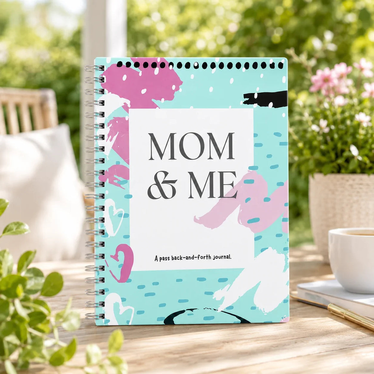 Mom Me Spiral Bound Journal Shared Writing Notebook Mother Daughter