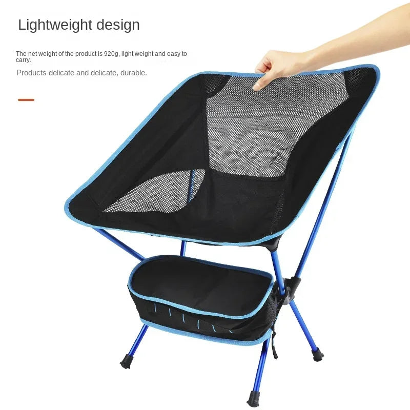 Ultralight Folding Camping Chair – Portable Beach & Outdoor Seat