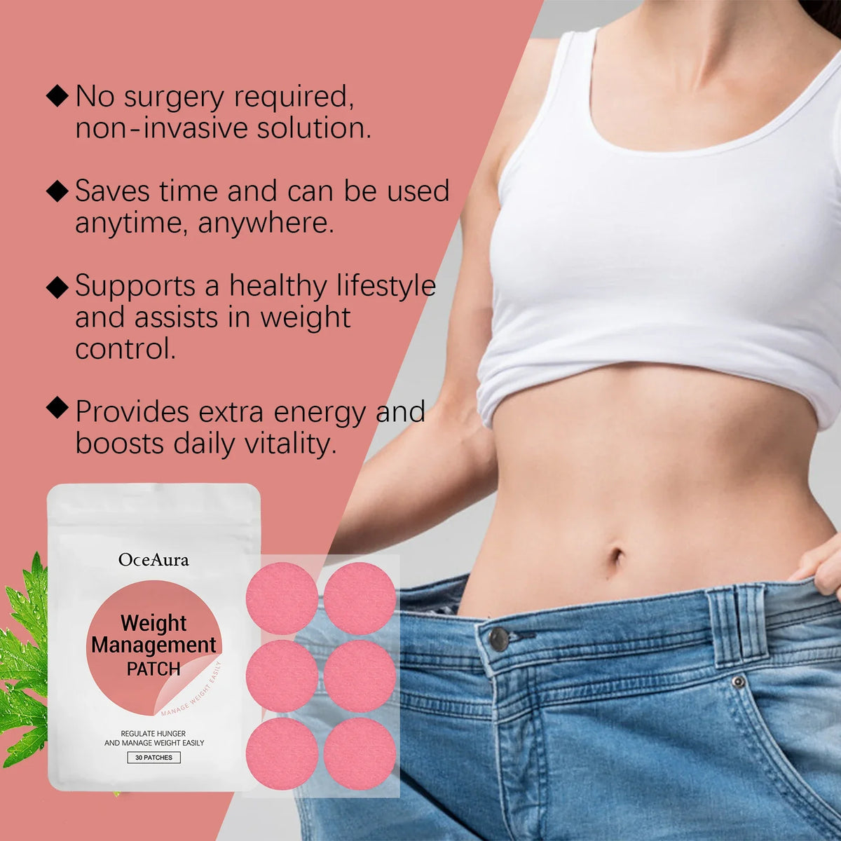 OceAura Body Care Patches – Metabolism & Appetite Support 30pk