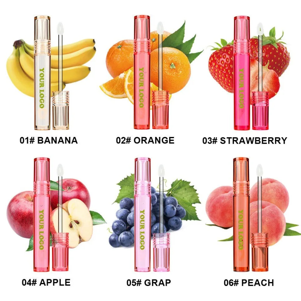 Fruit Flavor Hydrating Lip Oil | Vegan Private Label Wholesale