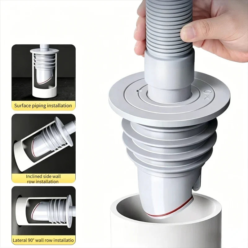 Silicone Sewer Pipe Seal & Floor Drain Stopper 70-75mm