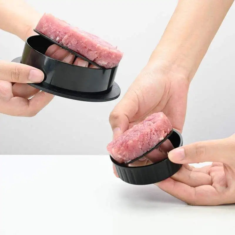 3-in-1 Burger Press & Stuffed Patty Maker – Non-Stick BBQ Mold