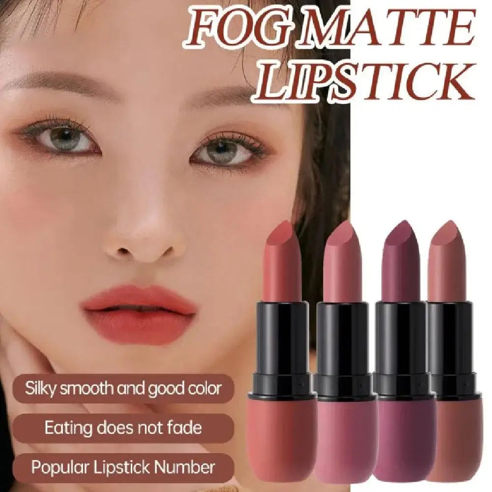 Velvet Matte Lipstick – Long-Lasting Waterproof High Pigment