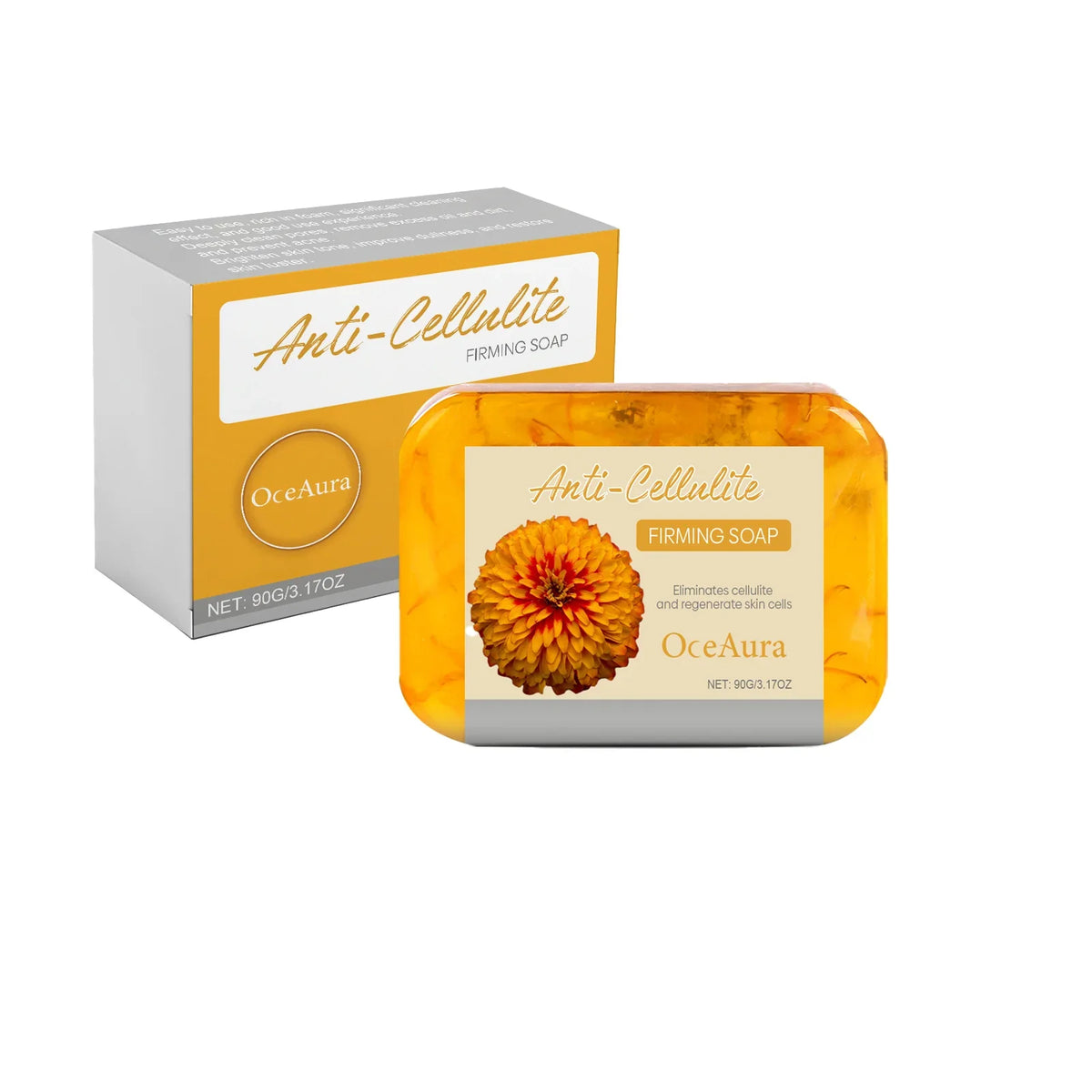 OceAura NMN Firming Body Soap Bar | Shea Butter & Glycerin 90g