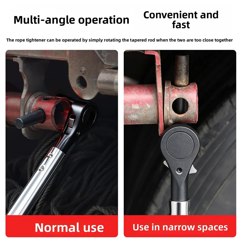 Load-Binder Ratchet Wrench | Truck Cargo Tensioner Tool