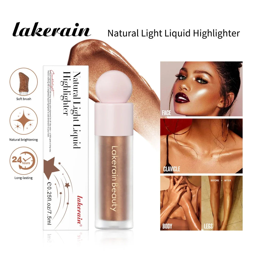 Liquid Face Highlighter Bronzer – 4 Shades | Shimmer Glow