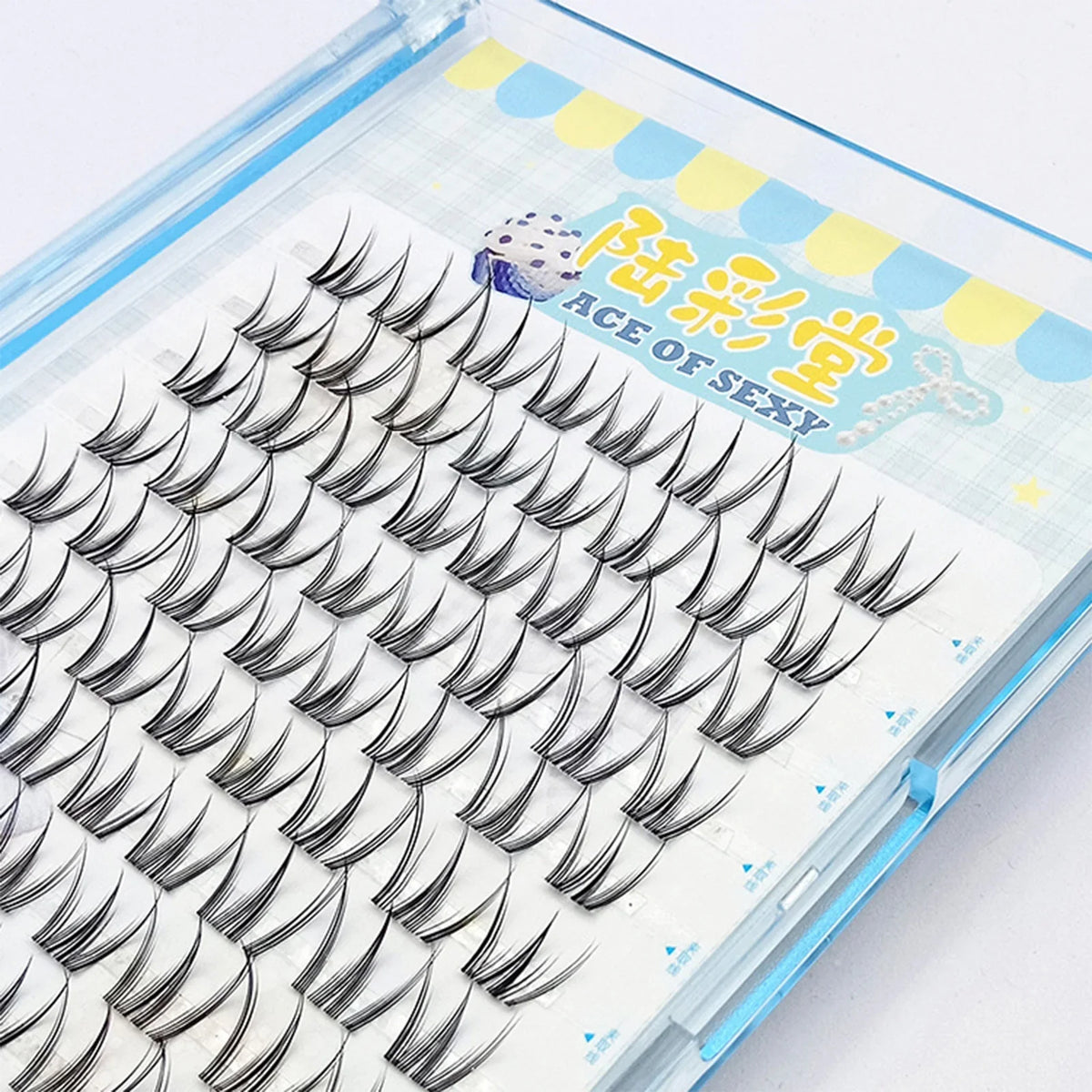 Wispy False Eyelashes 10 Rows | Natural Fluffy Cluster Lashes