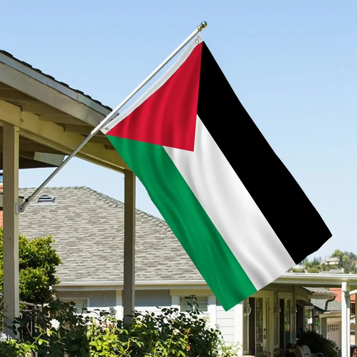Palestine Flag 90x150cm – Printed Polyester Palestinian Banner